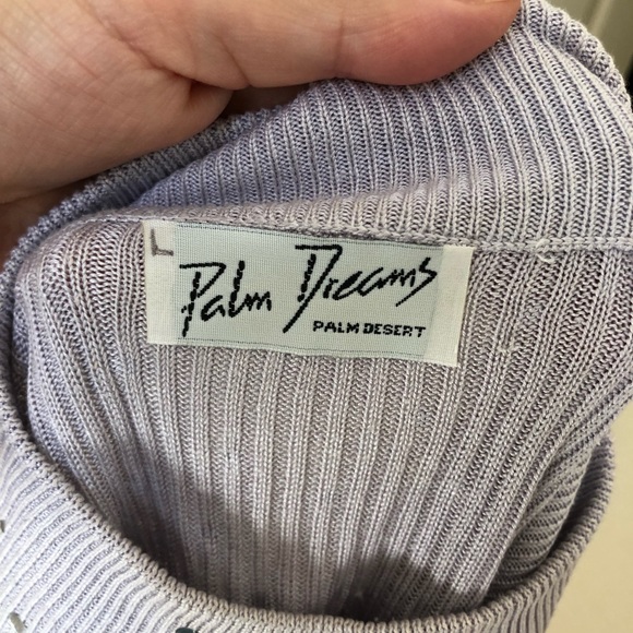 Palm Dreams Palm Desert Ribbed High Neck Top - Picture 3 of 9